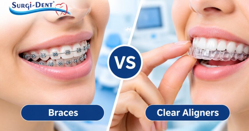 Guide to Braces vs clear aligners in Lahore.
